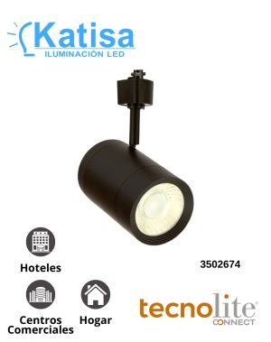 14YSNLED013MVBTCW Spot Para Riel LED Inteligente