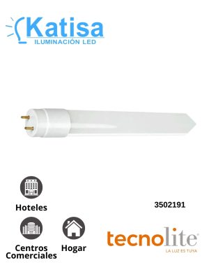 18T8LED120MV65CT TUBO TRANSPARENTE T8 18W 6500K 1600LM 100-277V