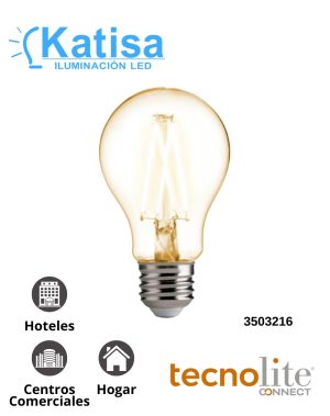 5A19LEDFV200TCW Foco E27 Vintage Smart CCT 5.5w Dimeable
