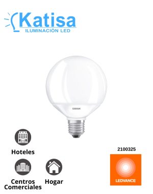 86287 FOCO GLOBO 9W 6500K E27 900LM