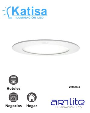 ADO-003 Lampara LED Redonda Slim 12W Luz Fría(6500k)