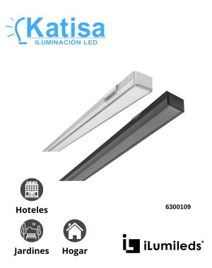 DXAP01KIT Perfil De Aluminio Sin Ceja 2MTS