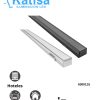 DXAP02NKIT Perfil De Aluminio Con Ceja 2MTS