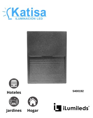 ILU2830PC2WB Luminario de cortesia de pared 2W