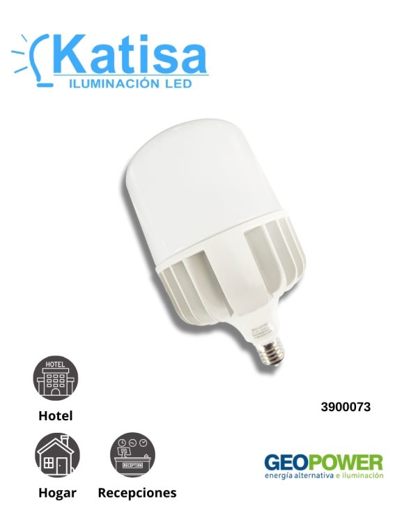 LED06/100W FOCO 100W 6500K 8000LM 100-240V C/ADAPTADOR E27