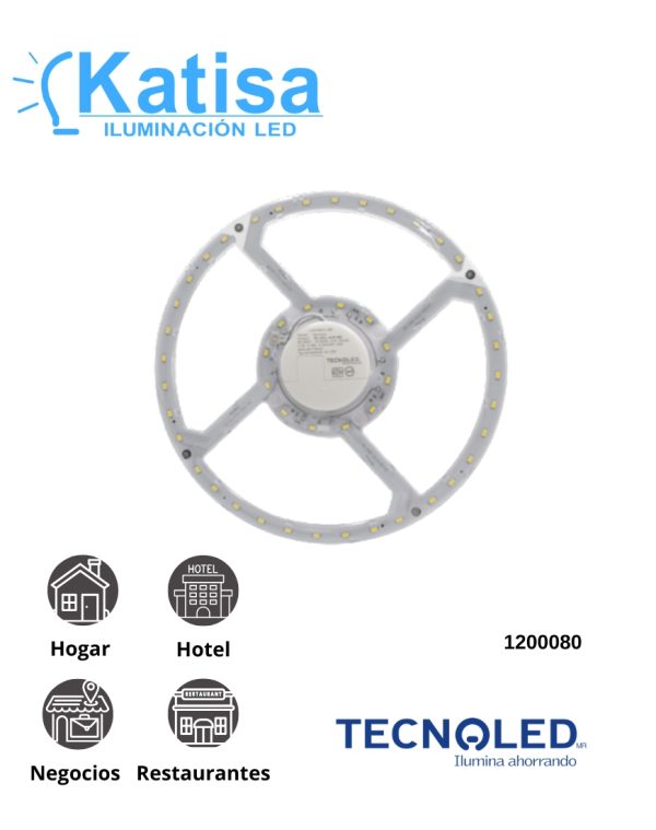 ML-RCL-24W-BB  REPUESTO LED 24W 6500K 1920LM 85-265V