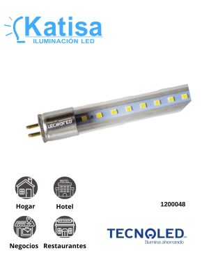 ML-T5-CR-9W-TR Tubo LED T5 60CM 9W Luz Fria(6500k)Transparente