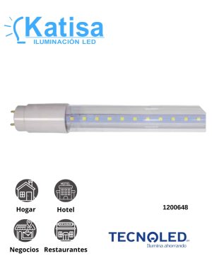 ML-TU-CR18 Tubo LED de 18W 120CM Luz Blanca(6500k) Transparente