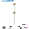 Q10052-GD LUM COLG 19W 1520LM 3000K 90-130V ORO