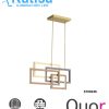 Q21675-GD LUM COLG 32W 2560LM 3000K 90-130V ORO