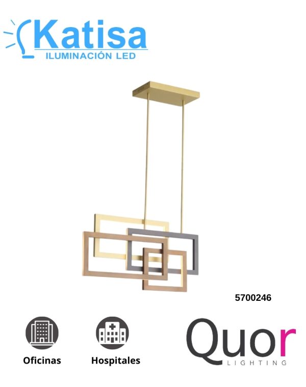Q21675-GD LUM COLG 32W 2560LM 3000K 90-130V ORO