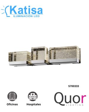 Q30023-CH ARBOTANTE LED DE MURO LUNA VANITY 20W 1600LM 3000K 90-130V IP54