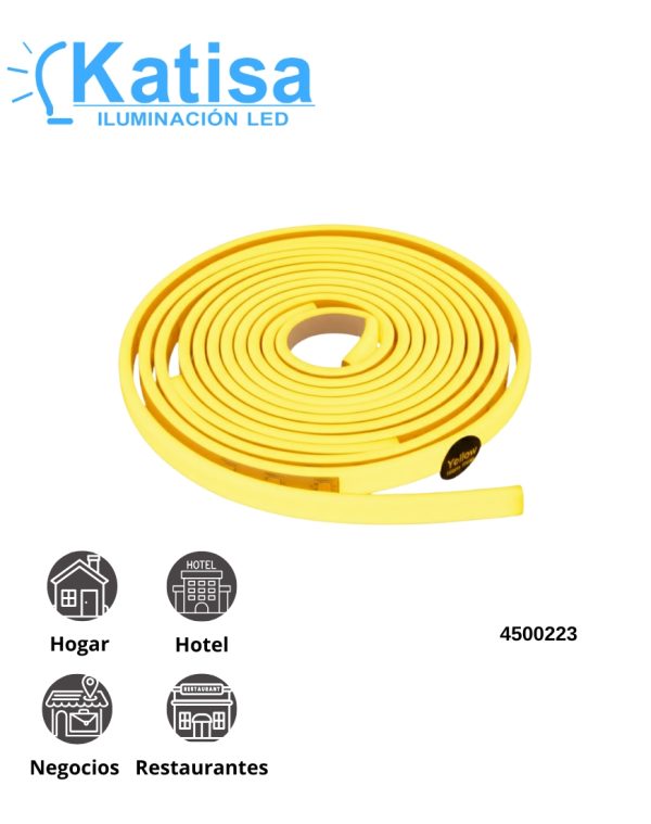 SL-NEON-5MT-AMARRILLA TIRA NEON AMARILLO 12V 48W 5M