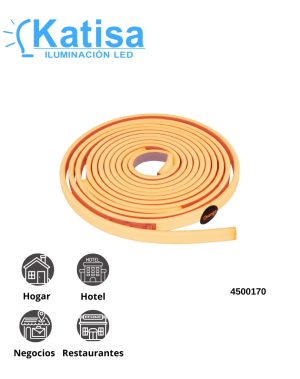 SL-NEON-5MT-NARANJA TIRA NEON NARANJA 12V 48W 5M