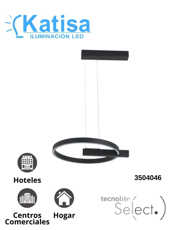 TDC2126N INT SUSP LED 34W30K NEGRO