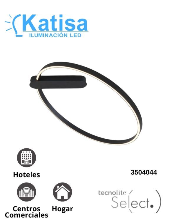 TDT2317N INT SUSP LED 38W30K NEGRO