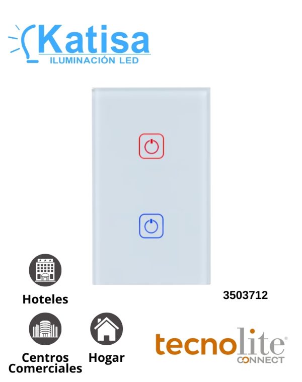 TSWI2SPMVBTCW SWITCH SMART 2C + SMART PLUG 16A BCO