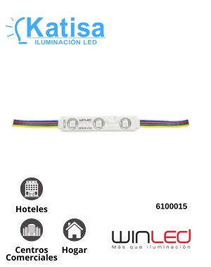 WMO-001 MODULO 3 LED 5050 0.72W RGB 12V 15-10LM
