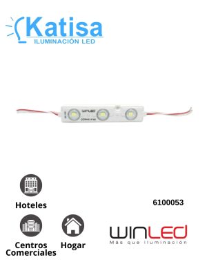 WMO-009 MODULO 3 LED 2835 0.72W 3000K 12V IP65