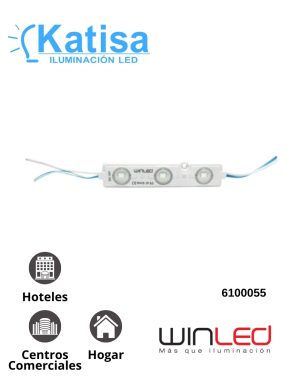 WMO-011 MODULO 3 LED 2835 0.72W 12V ROJO IP65