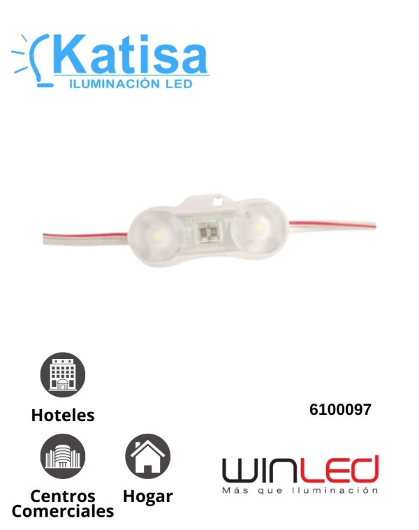 WMO-018 MODULO 2 LED 2835 1W 4000K 12V
