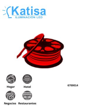 AI-NEON/ROJA MANGUERA NEON ROJO 50M 127V
