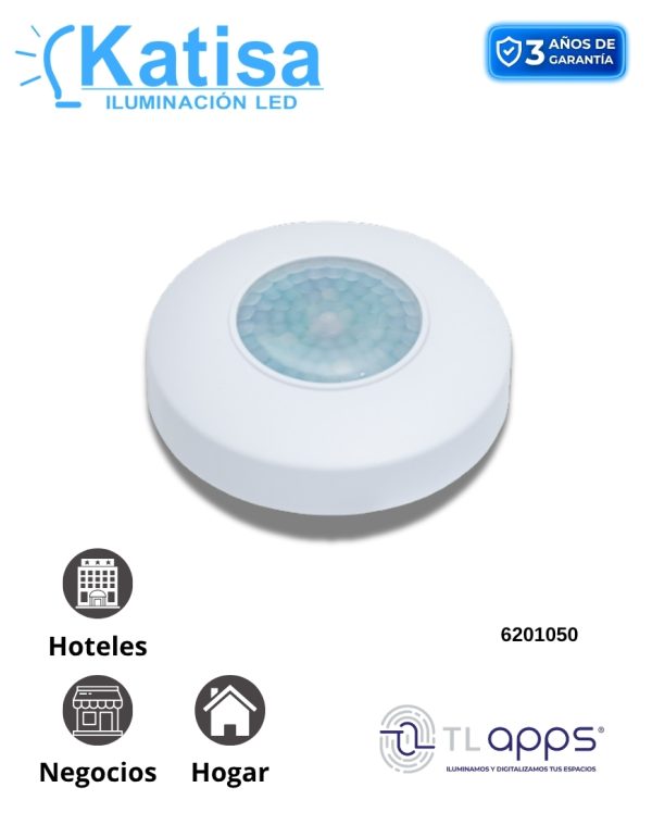 SM-360-1S-E SENSOR DE MOVIMIENTO 360 GRADOS 100-240V