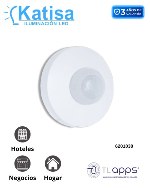 SM-360-TS-E SENSOR DE MOVIMIENTO 360° 100-240 V