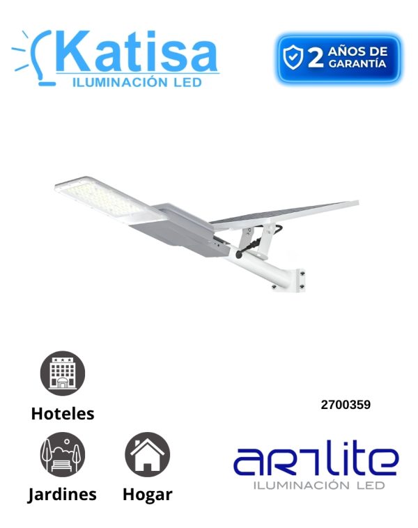 ASL-003 VIAL SOLAR EQUIVALENTE 300W 3200LM 6500K