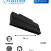 ILURASTDIRMAG12W LUMINARIO RIEL MAGNETICO DIRIG 12W 3000K 48V NGRO