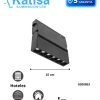 ILURASTDIRMAG6W LUMINARIO RIEL MAGNETICO DIRIG 6W 3000K 48V NGRO