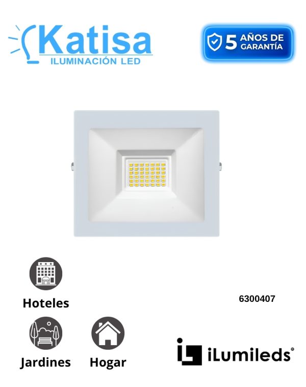 ILURESMD50WWB REFLECTOR 50W 6500K 100-240V