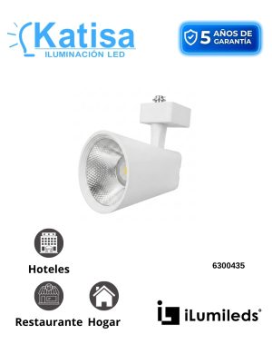 ILUTLA130WNWW SPOT RIEL DIRIGIBLE 4100K 30W 85-265V BLANCO