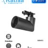 ILUTLAGU1001B SPOT RIEL DIRIGIBLE GU10 100-277V NEGRO