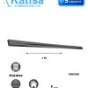 ILUTRAC1MTLAB RIEL ELECTRIFICADO 1M 85-265V NEGRO