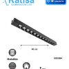 ILUTRAST30WWWB SPOT RIEL RASTER 30W 3000K 110-240V NEGRO