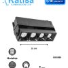 ILUTRASTD10WWWB LUMINARIO P/RIEL 10W 3000K 110-240V NGRO