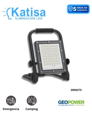 REFLED-PORT/50W REFLECTOR RECARGABLE 50W 6500K PORTATIL