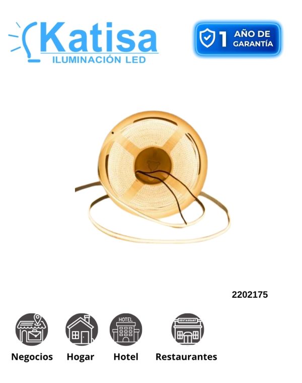EG-TL-VELTIX_BC_IP20 TIRA COB 3000K 24V 10W/M 5M IP20