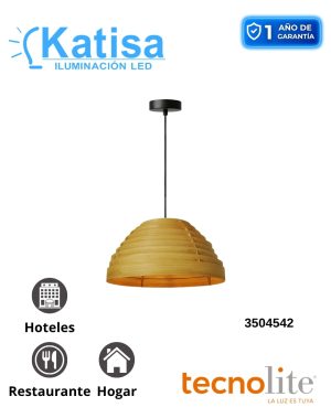 60CTL8700MVNT INT SUSP BAMBOO S/L100-240VE27 NAT