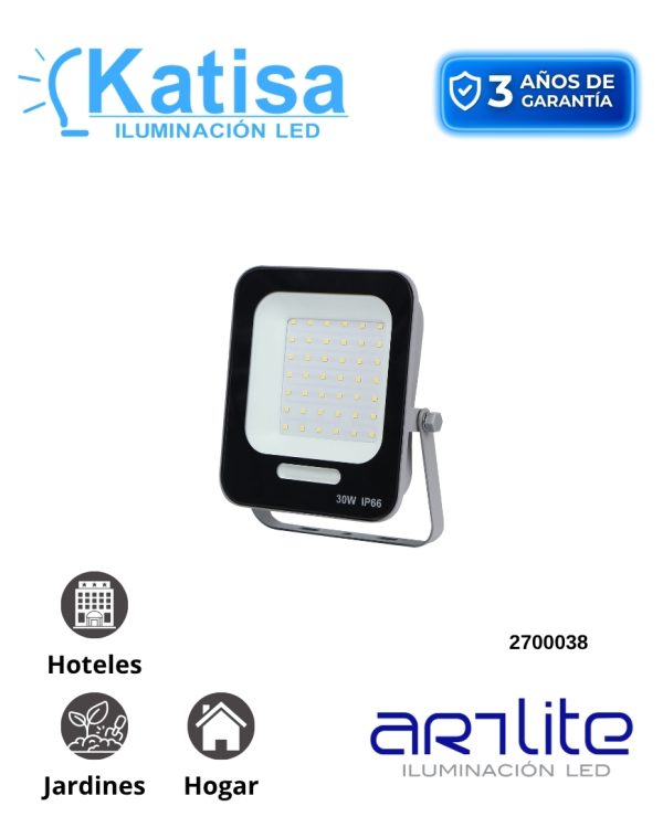ARE-004 REFLECTOR 3000K 30W 90-277V 3150LM IP66