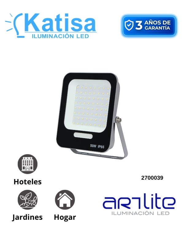 ARE-005 REFLECTOR 6500K 50W 90-277V 5500LM IP66