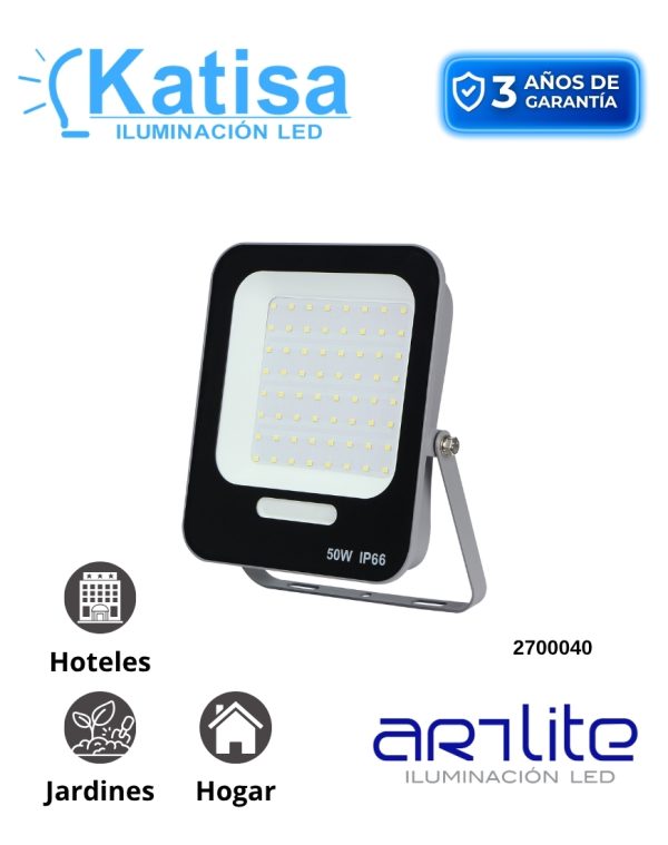 ARE-006 REFLECTOR 3000K 50W 90-277V 5250LM IP66