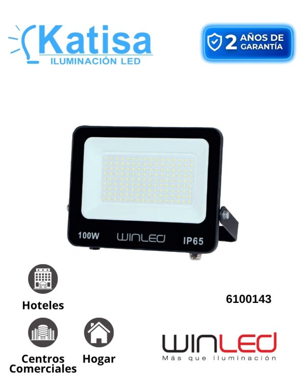 WRE-014 REFLECTOR 100W 6500K 9000LM 90-260V