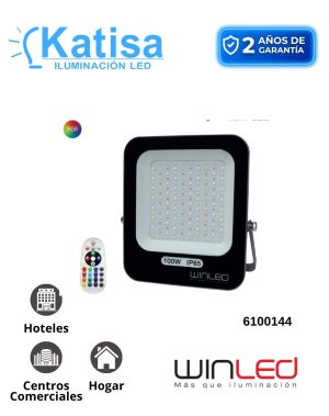 WRE-015 REFLECTOR RGB 100W 90-260V INCLUYE CONTROL